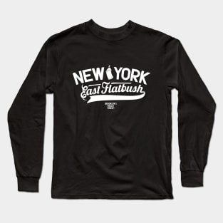 Exploring East Flatbush: A Graffiti-Inspired Homage to Brooklyn Long Sleeve T-Shirt